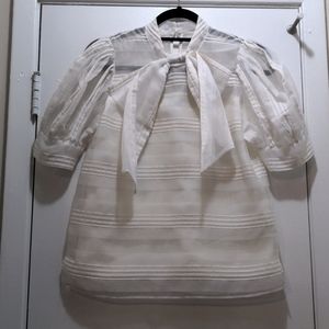 New York & Company White Blouse
